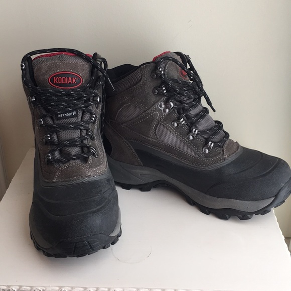 Kodiak Other - Nearly New Lace Up Thermo Suede & Nylon Snow Boots